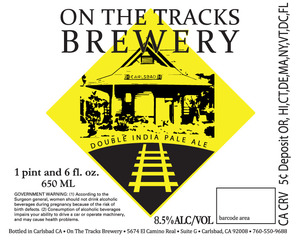 On The Tracks Brewery Double India Pale Ale