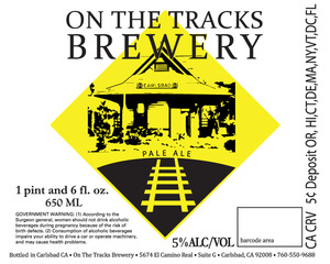 On The Tracks Brewery Pale Ale