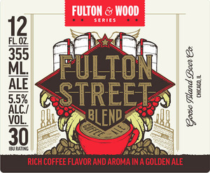 Goose Island Beer Co. Fulton Street Blend Coffee August 2016