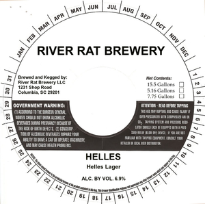 River Rat Brewery Helles August 2016
