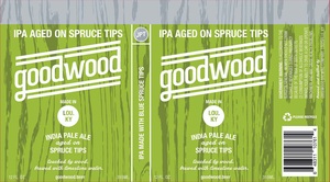 Goodwood Brewing Co India Pale Ale Aged On Spruce Tips August 2016