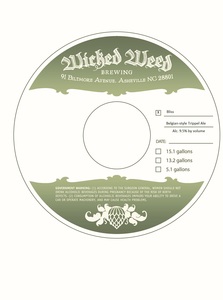 Wicked Weed Brewing Bliss August 2016