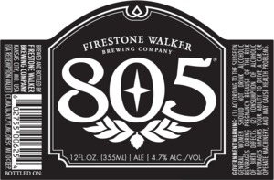 Firestone Walker 805 August 2016