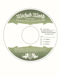 Wicked Weed Brewing Porch Crawler August 2016