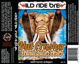 Wild Ride Brewing Nut Crusher Peanut Butter Porter