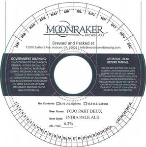 Moonraker Brewing Company Yojo Part Deux