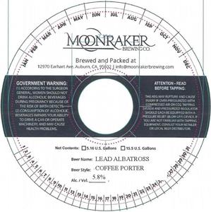Moonraker Brewing Company Lead Albatross Coffee Porter