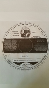 Bloom Brew Gingarail August 2016