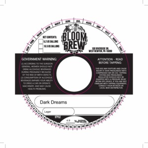 Bloom Brew Dark Dreams September 2016