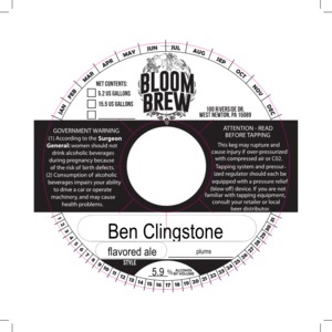 Bloom Brew Ben Clingstone September 2016