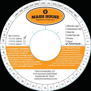 The Mash House Brewing Company Patriot September 2016