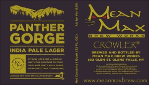 Mean Max Brew Works Panther Gorge