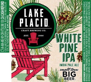 Lake Placid White Pine IPA September 2016