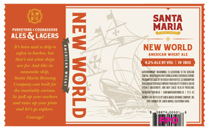 Santa Maria Brewing Co Inc New World Wheat September 2016