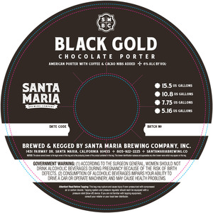 Santa Maria Brewing Co Inc Black Gold September 2016