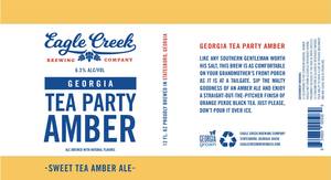 Eagle Creek Brewing Company Georgia Tea Party Ale September 2016