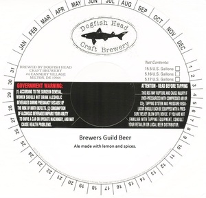 Dogfish Head Brewers Guild Beer