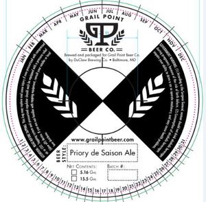 Grail Point Beer Company Priory De Saison
