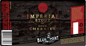 Blue Point Brewing Company Imperial Stout With Sour Cherries September 2016