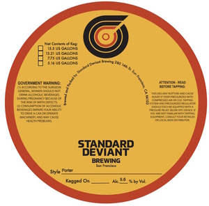 Standard Deviant Brewing September 2016