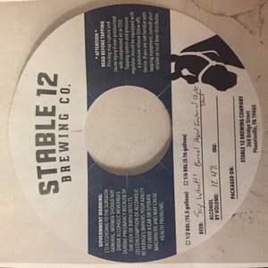 Stable 12 Brewing Company Say What!? September 2016