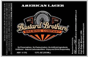 Bastard Brothers Brewing Company, LLC American Lager August 2016