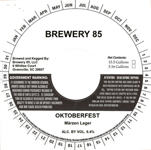 Brewery 85 Oktoberfest September 2016