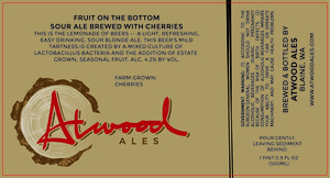 Fruit On The Bottom Sour Ale Brewed With Cherries September 2016