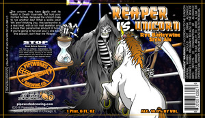 Pipeworks Brewing Company Reaper Vs. Unicorn September 2016