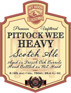 Mt. Hood Brewing Co. Pittock Wee Heavy