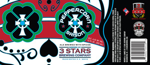 3 Stars Brewing Company Peppercorn Saison September 2016