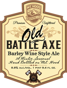 Mt. Hood Brewing Co. Old Battle Axe