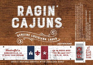 Ragin' Cajuns Genuine Louisiana Lager 