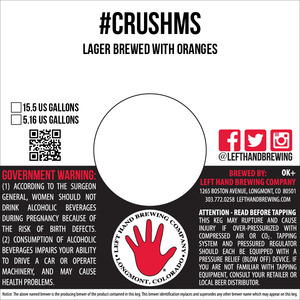 Left Hand Brewing Company #crushms September 2016