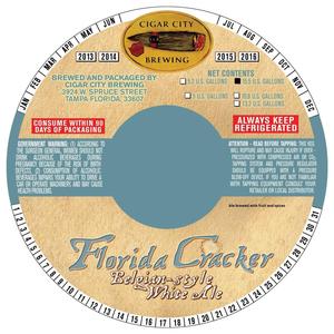 Florida Cracker Florida Cracker White Ale September 2016