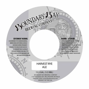 Boundary Bay Brewery Harvest Rye