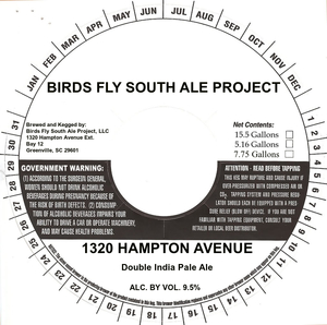 Birds Fly South Ale Project 1320 Hampton Avenue September 2016