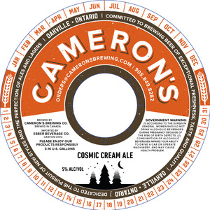 Cameron's Cosmic Cream Ale 