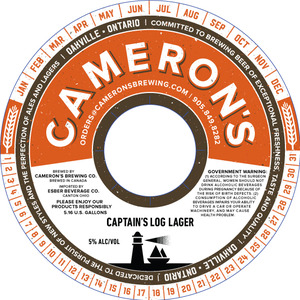 Cameron's Log Lager 