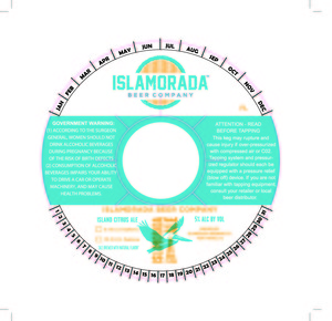 Islamorada Brewing Co Islamorada Ale October 2016