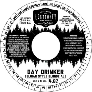 Day Drinker Belgian Style Blonde Ale September 2016