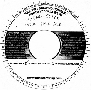 Full Pint Brewing Company Living Color September 2016