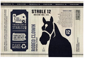 Stable 12 Brewing Company Rodeo Clown October 2016
