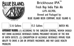 Blue Island Beer Company Brickhouse IPA