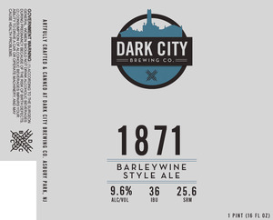 Dark City Brewing 1871