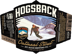 Mt. Hood Brewing Co. Hogsback Oatmeal Stout October 2016