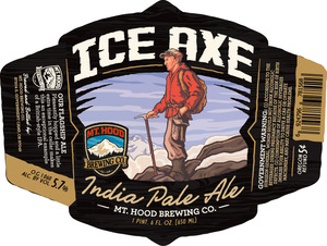 Mt. Hood Brewing Co. Ice Axe IPA September 2016