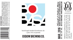 Oxbow Brewing Company Bobasa September 2016