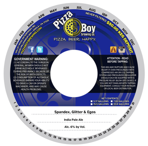 Pizza Boy Brewing Co. Spandex, Glitter & Egos October 2016