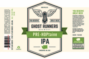 Ghost Runners Brewery Pre-hoptaine October 2016